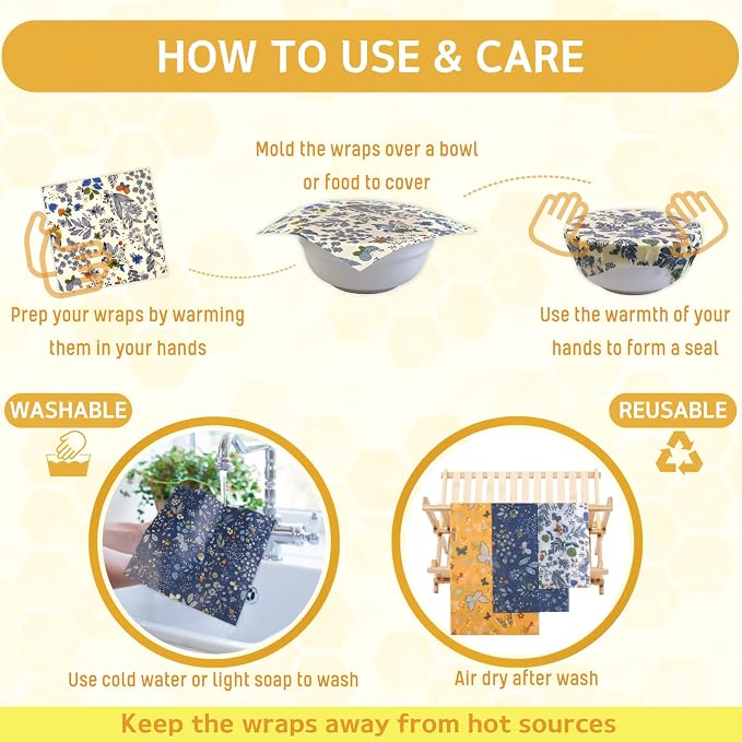 BYTTME Reusable Beeswax Wrap - Image 4