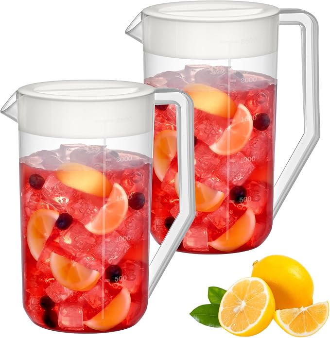 Amazing Abby - Kitchen Party - 2-Quart Plastic Pitcher, Unbreakable Water by AmazingAbby