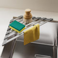 COOL-ANGLE Corner Sink Drying Rack, Heat Resistant Roll Up Mat by COOL-ANGLE