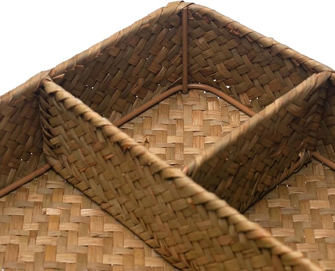 XIMISISE Tea Bag Holder, Woven Tea Bag Organizer, Tea Candy Storage Basket - Image 4