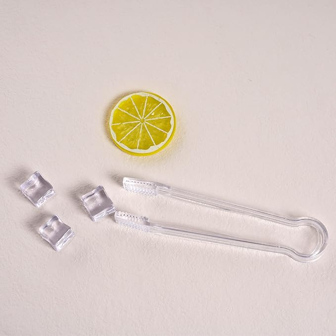 10 Pcs Plastic Buffet Serving Tongs, 6.3 Inches - Image 4