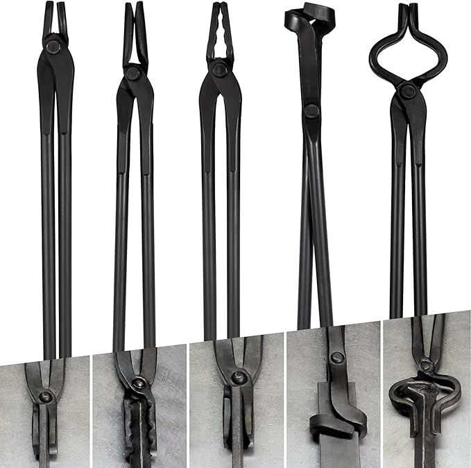 Blacksmith Tongs Set by V-SEK