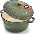 MUELLER HOME 7.5 Quart Enameled Cast Iron Dutch Oven by MUELLERHOME
