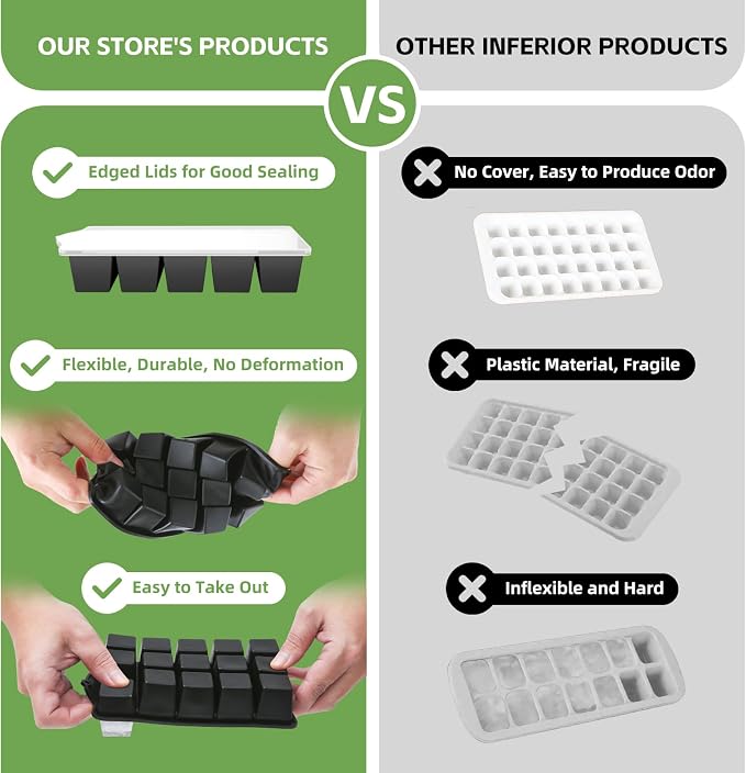 FANYITY Silicone Ice Cube Tray - Image 6