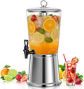 Beverage Dispenser With Stand, Stainless Steel Drink Dispenser by HOME