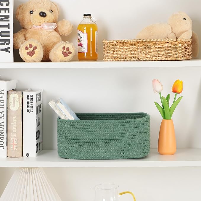 MiniArk Small Storage Baskets for Organizing | Closet Organizer Bins | Shelf - Image 6