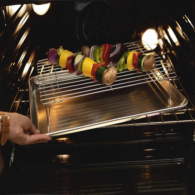 KITCHENATICS 4-Tier Stackable Cooling Racks - Image 9