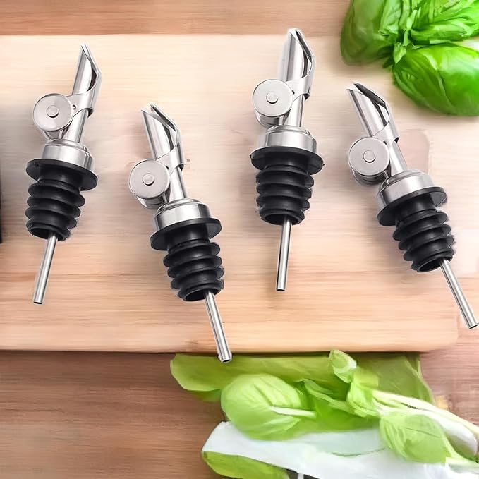 Pafusen 6 Pack Auto Flip Olive Oil Dispenser, Liquor Pour Spout, Oil Dispenser - Image 6