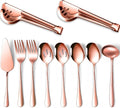 Patelai Serving Utensils Set Include Stainless Steel Large Spoons Slotted by Patelai