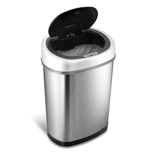 Ninestars DZT-42-9 Automatic Touchless Infrared Motion Sensor Trash Can - Image 5