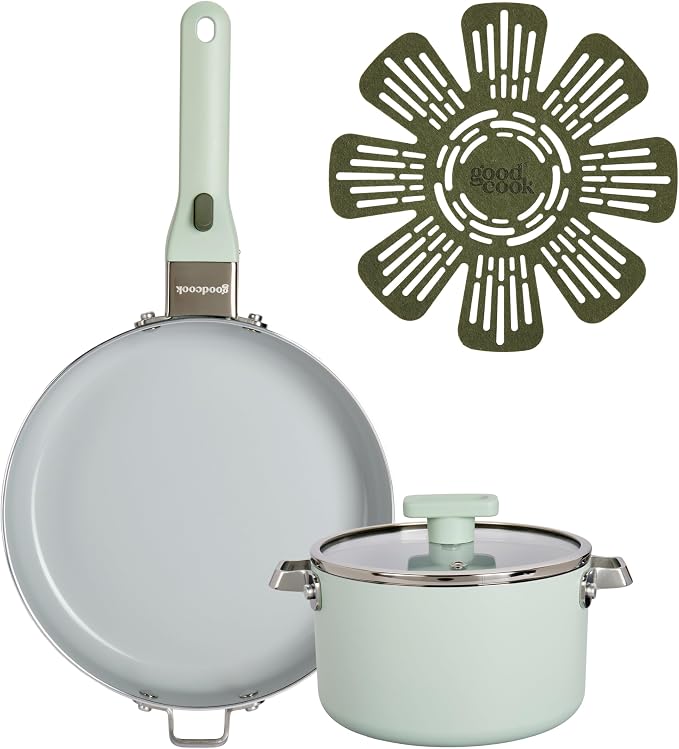 GoodCook Ceramic Cookware Set 5-Piece by GoodCook
