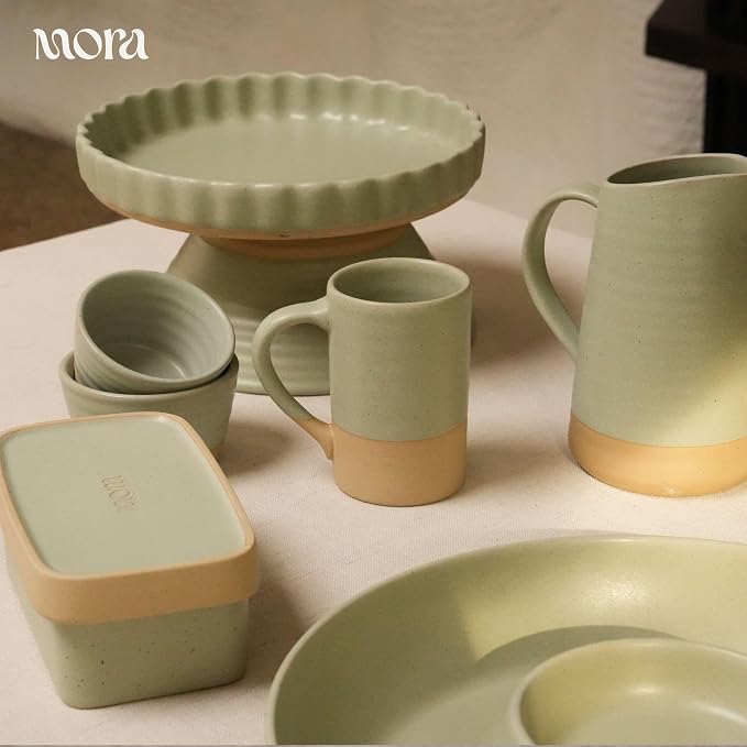 MORA Ceramics Tea Cup with Loose Leaf Infuser, Spoon and Lid, 12 oz, Microwave - Image 7