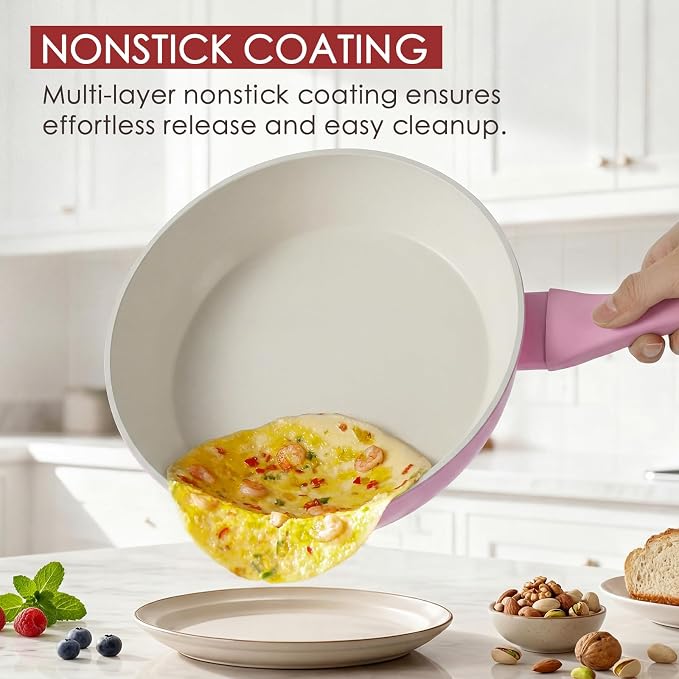 Kikcoin Pots and Pans Set Non Stick 31 Piece Kitchen Nonstick Cooking Cookware - Image 3