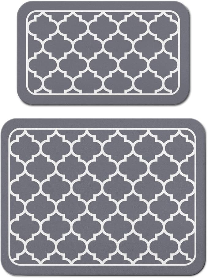 Dish Drying Mat for Kitchen Counter 2 Pack by Unknown