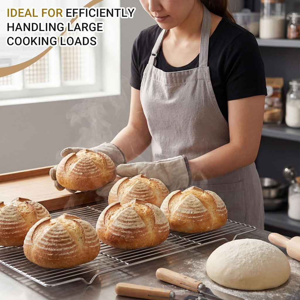 6 Pcs Cooling Racks, 24L X 16W X 1H Stainless Steel Wire Rack