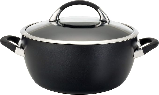 Circulon Symmetry Hard-Anodized Nonstick Induction Casserole Pan by Circulon