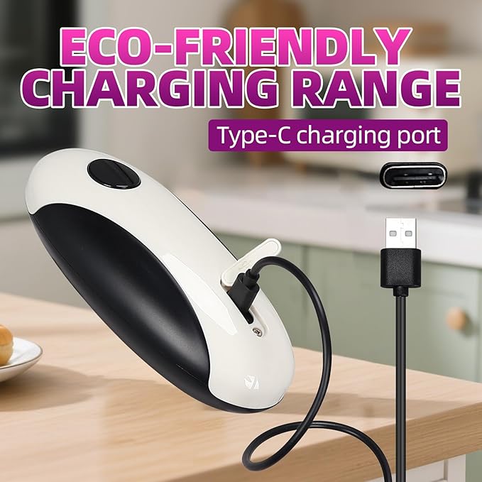 Rechargeable Electric Can Opener, Portable Gadgets Side Automatic Opener Can - Image 5