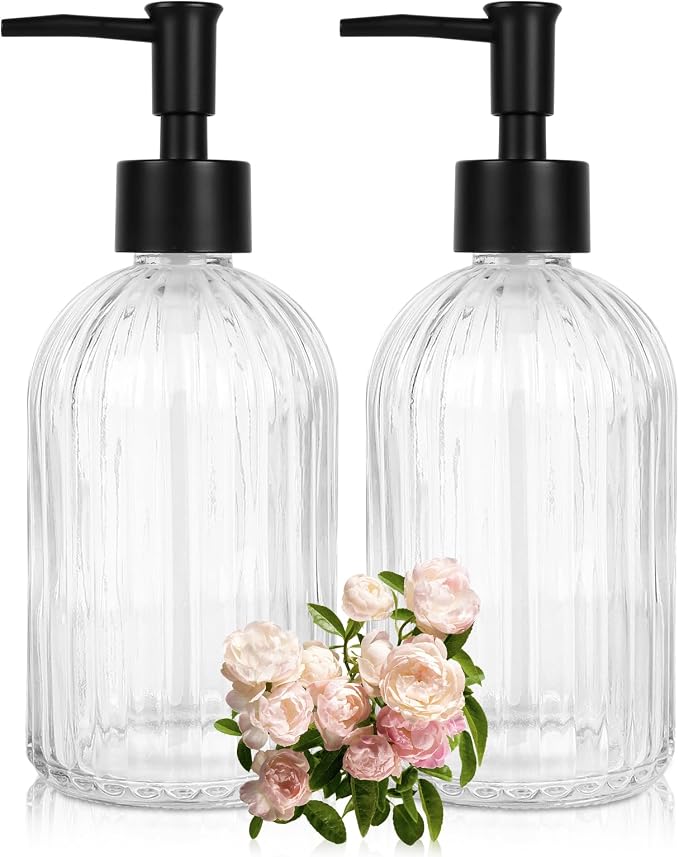 2 Pack Glass Soap Dispenser by Ulable