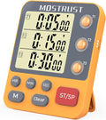 Digital Dual Kitchen Timer, 3 Channels Countdown Triple Timer by MOSTRUST