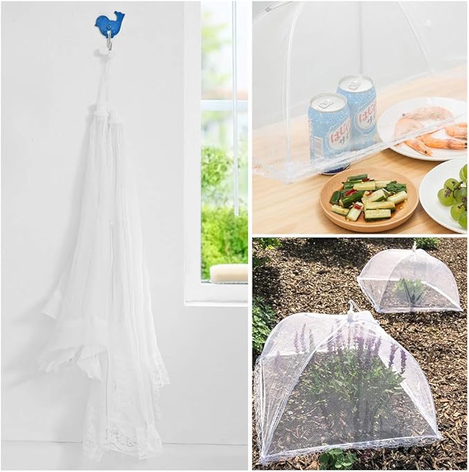 SPANLA Mesh Food Covers, 8 Pack Large and Tall Food Covers - Image 6