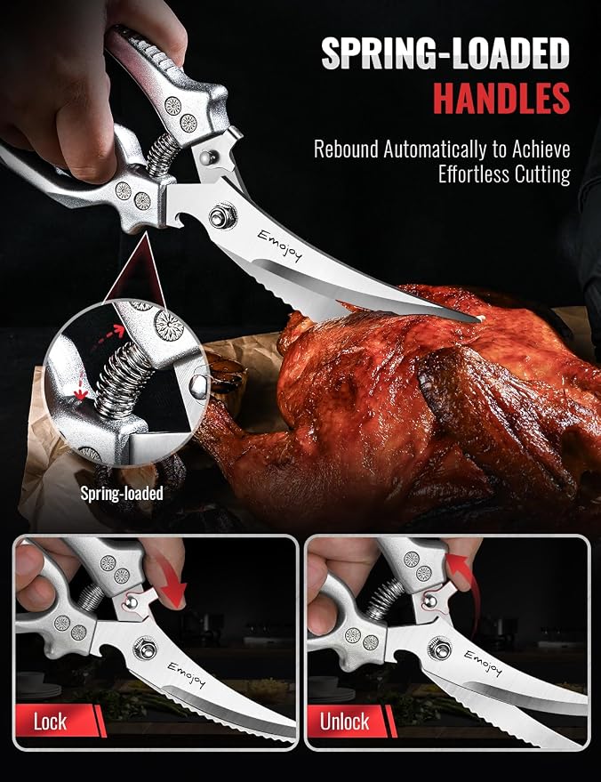 Emojoy 2-Piece Kitchen Scissors Set - Image 4