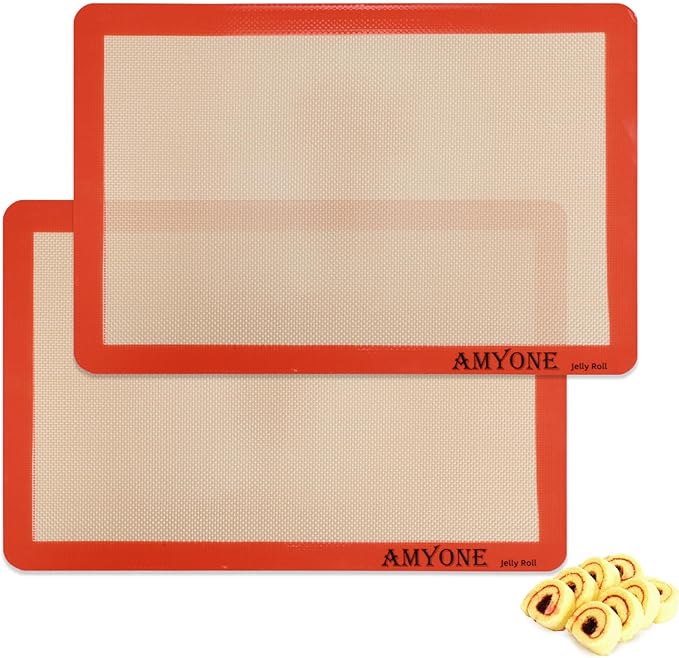 AMYONE Silicone Baking Mat for Jelly Roll Pan, Non-Stick Silicone Baking Sheet by AMYONE