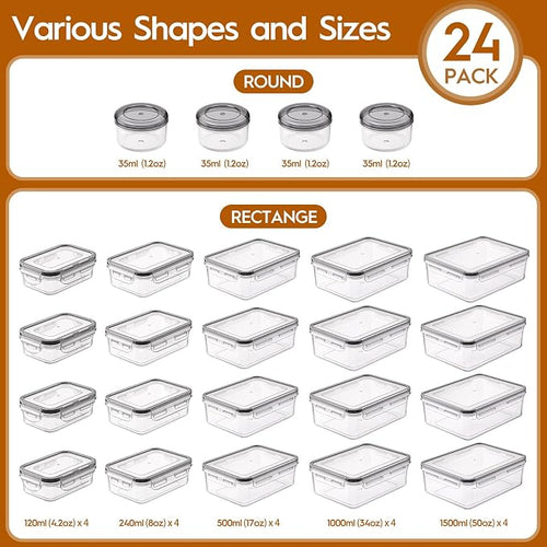 48 PCS Food Storage Containers - Image 2