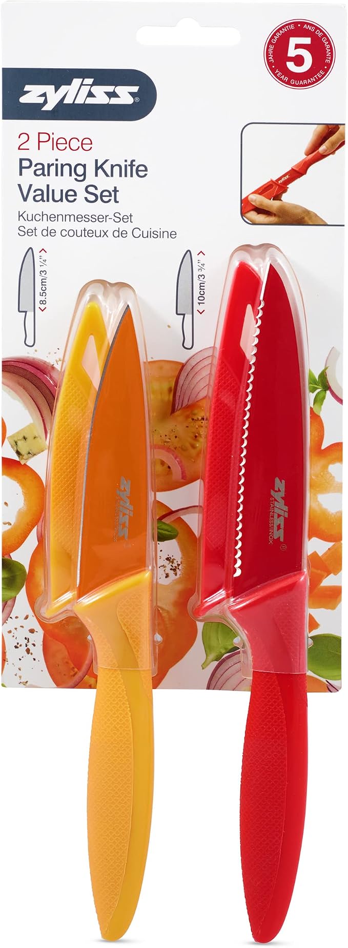 ZYLISS 2-Piece Paring Knife Set by Zyliss