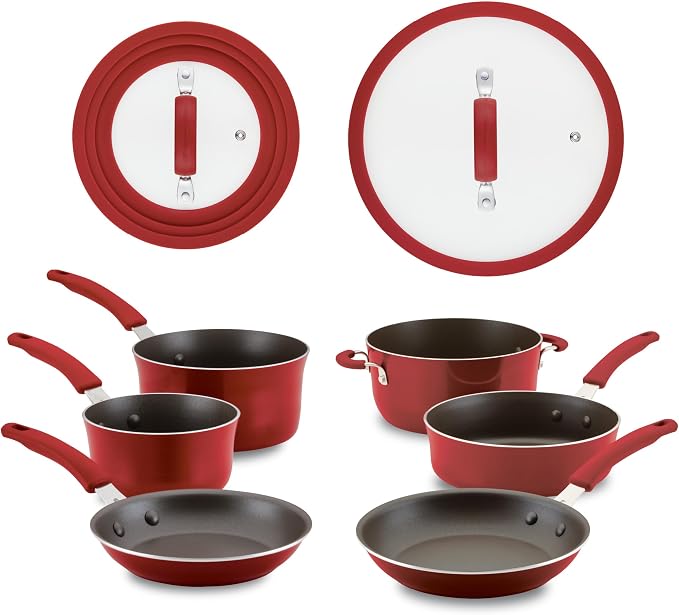 Rachael Ray Cook + Create Nonstick Cookware/Pots and Pan Set, 10 Piece - Image 14