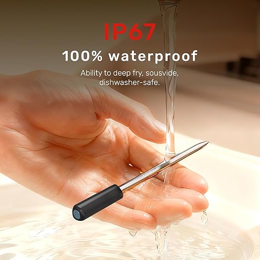 WiFi Wireless Bluetooth Meat Thermometer Digital, Smart AI Powered Cooking - Image 7