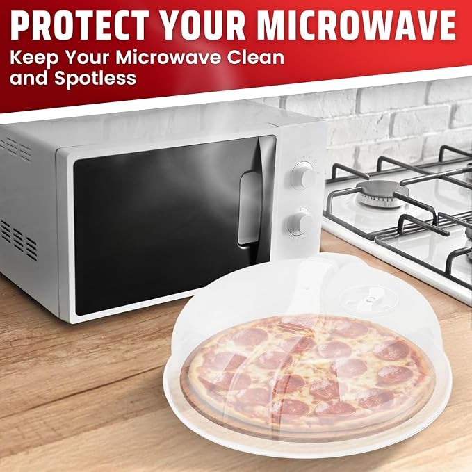 Flexzion 10.5 Inch Microwave Splatter Cover - Image 2