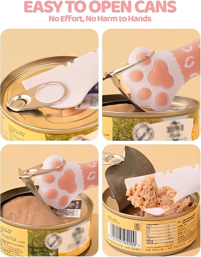 5 PCS Cat Food Can Covers Lids Set, Silicone Pet Food Can Lids - Image 8