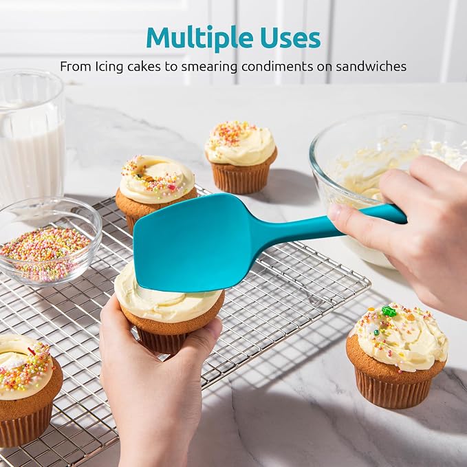 U-Taste Silicone Spoon Spatula Set, 600ºF High Heat Resistant Food Grade - Image 8