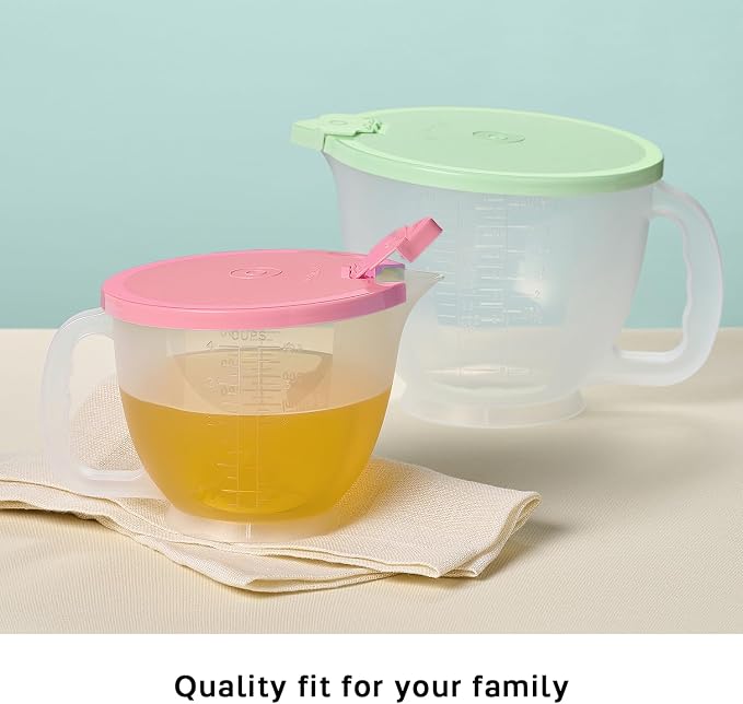 Tupperware Classic Mix-N-Store Pitcher Set in Mint Green and Candy Pink - Image 4