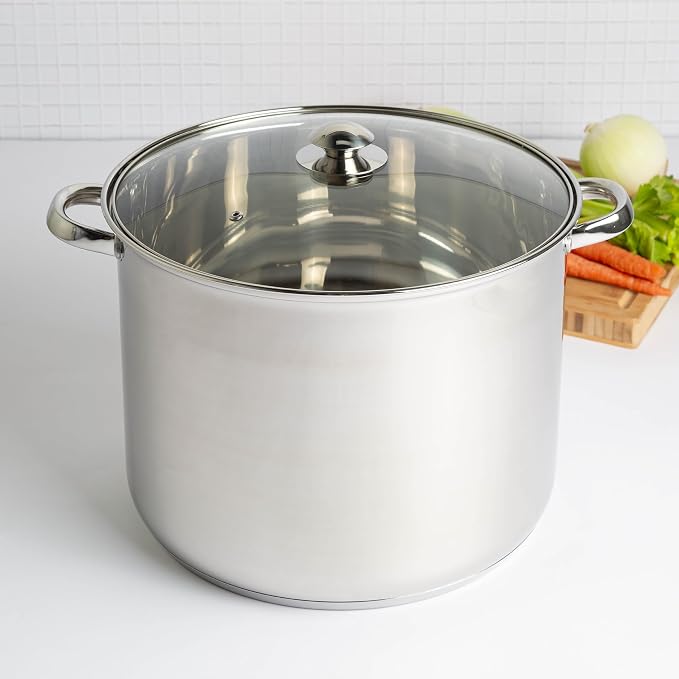 Ecolution Stainless Steel Stock Pot, Encapsulated Induction Ready Cooking Pot - Image 7