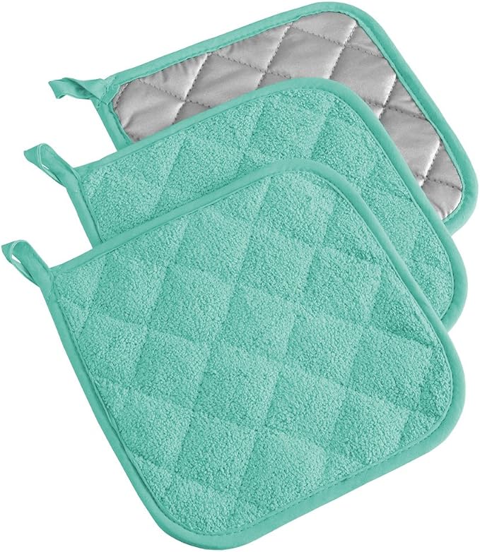DII Basic Terry Collection Quilted 100% Cotton, 3 Piece by DII