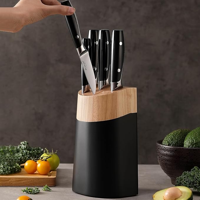 6-Piece Knife Block Sets，Stainless Steel Kitchen Knife Set - Image 2