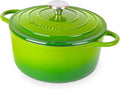 Cast Iron Pot with Lid – Non-Stick Ovenproof Enamelled Casserole Pot, Oven Safe by Nuovva