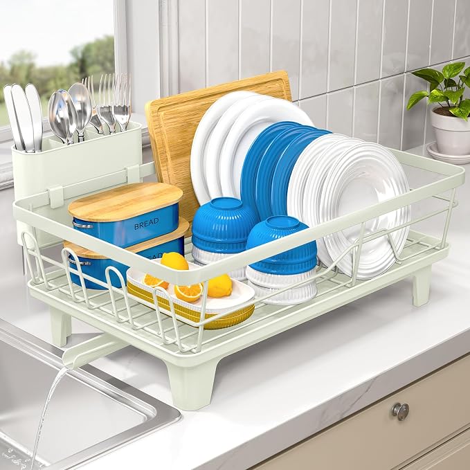 Urackify Dish Drying Rack for Kitchen Counter, Sink Dish Rack - Image 4