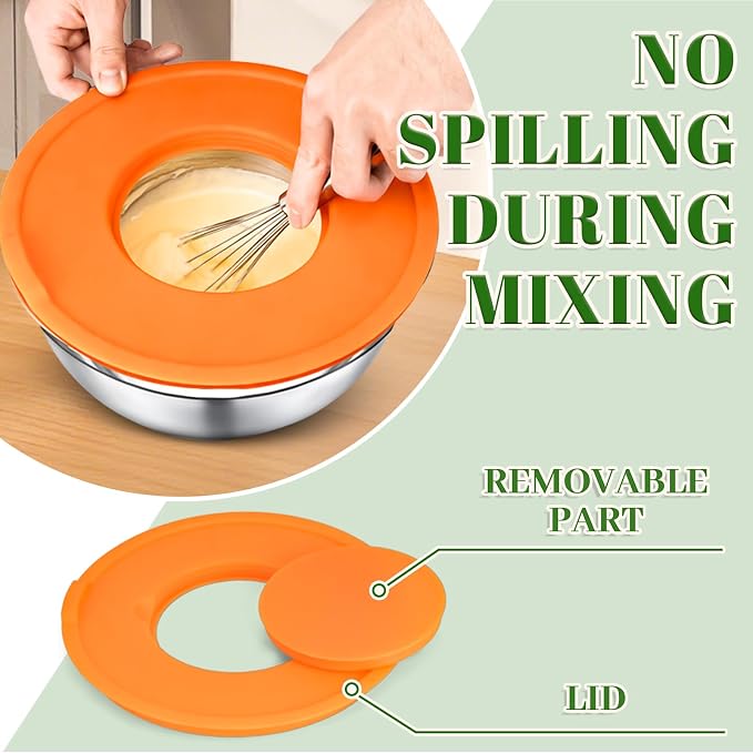 8PCS Mixing Bowls with Lids Set - Image 4