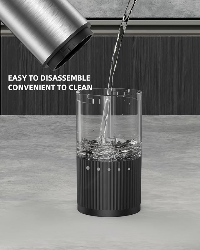 Electric Salt and Pepper Grinder Set, USB Rechargeable Salt and Pepper Shaker - Image 6