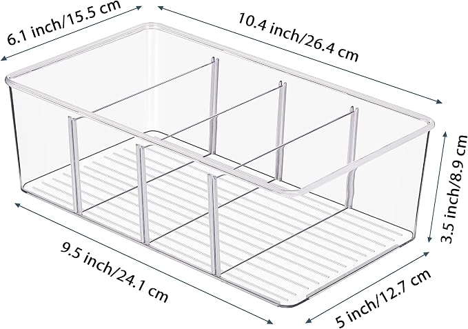 Vtopmart 8 Pack Food Storage Organizer Bins, Cabinet Organization and Storage - Image 3