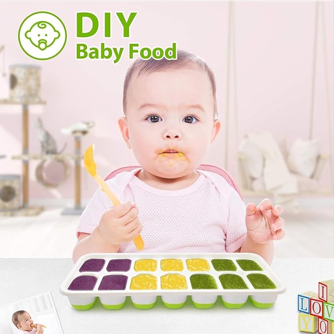 Ice Cube Trays, Silicone Easy-Release and Flexible 14-Ice Trays - Image 5