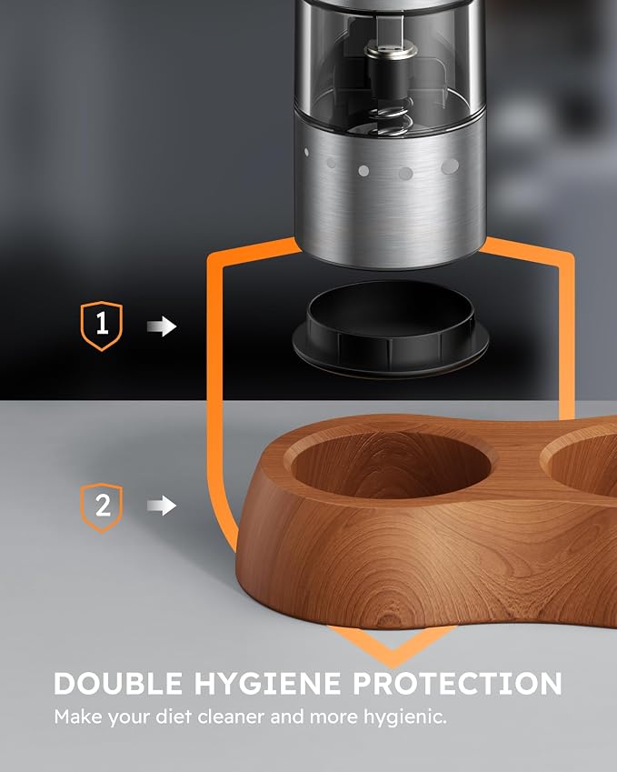 FORLIM Mini Electric Salt and Pepper Grinder Set - Image 6