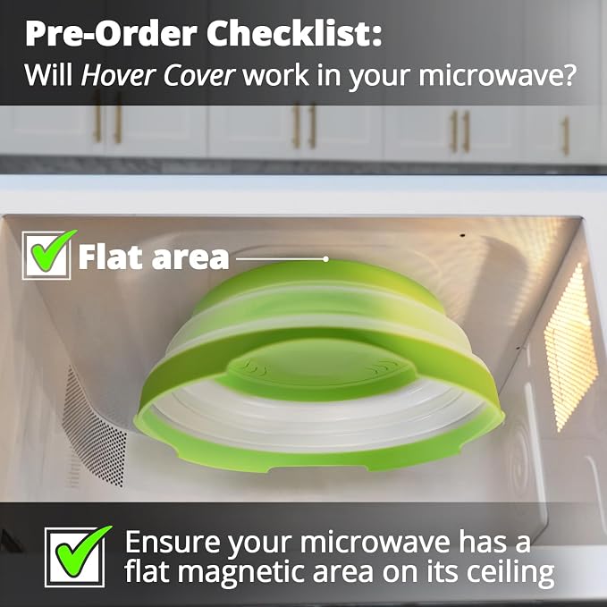 HOVER COVER Magnetic Microwave Splatter Cover - Image 3