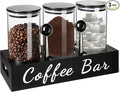 gmisun Coffee Tea Sugar Container Set, Canisters Jars by GMISUN