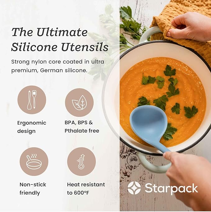Starpack 'Stir & Serve' Silicone Cooking Utensils Set - Image 2