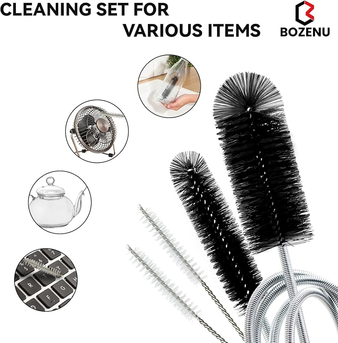 Flexible Drain Brush, 66 Inch Long Double Ended Hose Pipe Cleaners and 58 Inch - Image 6