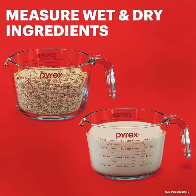 Pyrex 4-Cup Glass Measuring Cup - Image 2