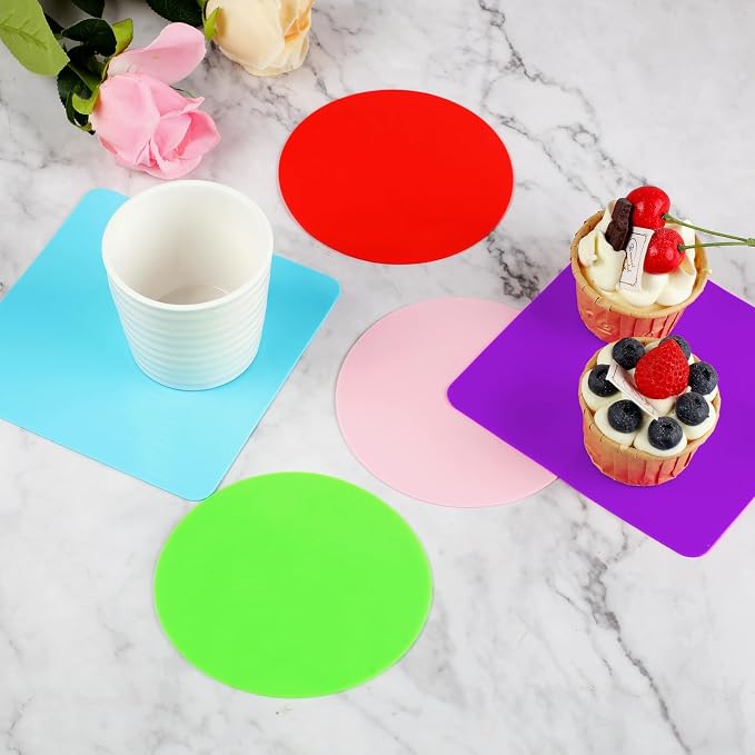 Ninsula 8P Jar Opener Gripper, Non Slip Pad, Colorful Rubber Jar Opener Grippers - Image 7